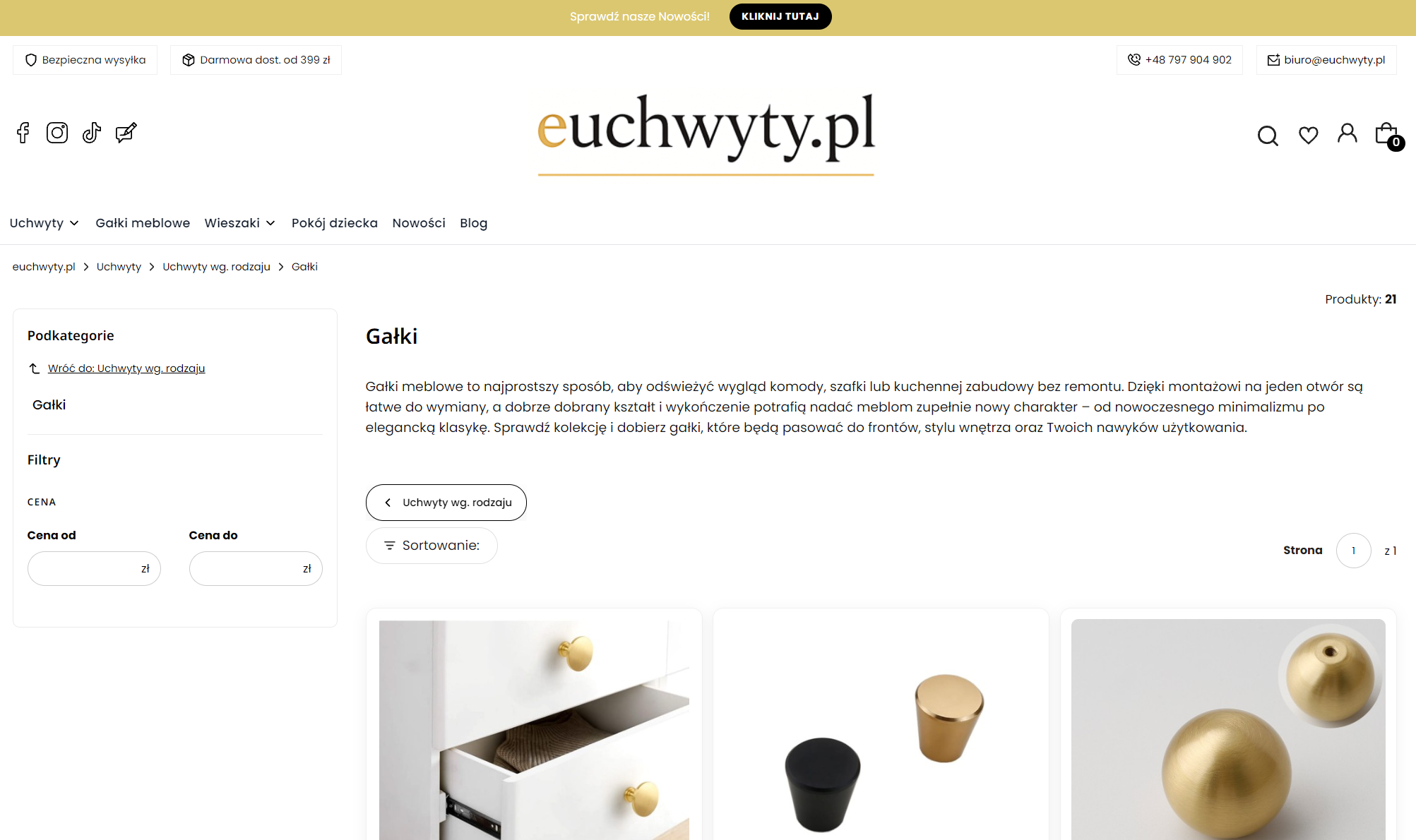 Mosiężne gałki meblowe w kuchni, łazience i salonie – gdzie sprawdzą się najlepiej?