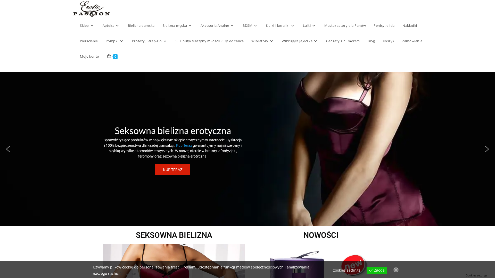 Zrzut strony Erotic Passion